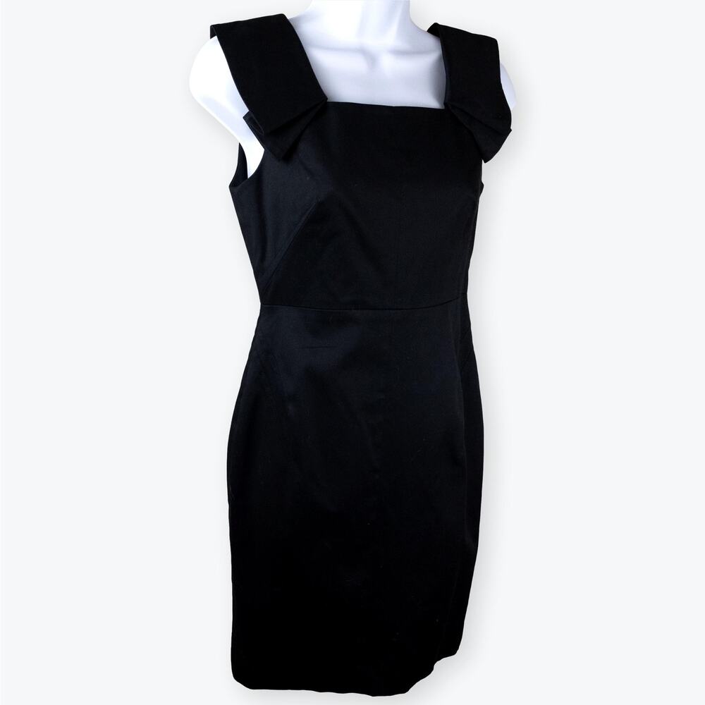 Banana Republic Black Stretch Sheath Dress 2P NWT